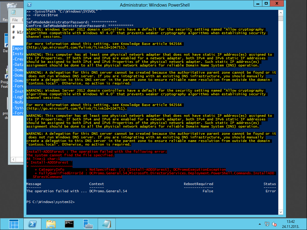 Windows Server 2012 dc error.PNG